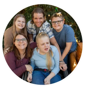 Courtney Burnett and family